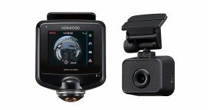 ケンウッド ドライブレコーダー DRV-C750R 360度カメラ+リアカメラセット 前後左右 360度撮影対応 GPS 駐車監視録画対応 シガープラグコ