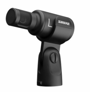 SHURE シュア MV88+ステレオ USB マイクロホン : コンデンサーマイク 録音 レコーディング 歌 楽器 ギター ドラム 演奏 実況 配信 ゲーム