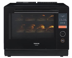 東芝(TOSHIBA) 過熱水蒸気オーブンレンジ 30L 石窯ドーム 350℃ 2段調理 ER-XD7000(K) グランブラック フラットテーブル