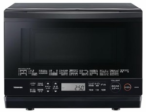 東芝(TOSHIBA) スチーム オーブンレンジ 石窯ドーム 26L ER-XD70(K) ブラック フラットテーブル