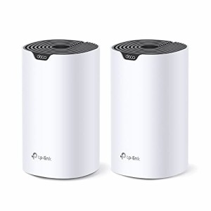 TP-Link メッシュ Wi-Fi システム 無線LAN AC1900 1300+600Mbps WiFi ルーター デュアルバンド 中継器 Deco S7/A 2ユニット ホワイト