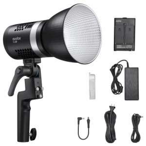 GODOX ML30 撮影用ライト ledビデオライト COB LED ビデオライト 手持ち式 撮影照明ライト 5600K色温度 輝度調整 12種類エフェクト CRI96