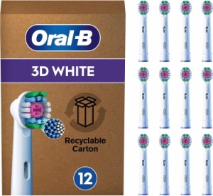 ブラウン Oral-B 電動歯ブラシ用 替えブラシ PRO ホワイトニングブラシ 3D WHITE 12本入 EB18pRX-12 [並行輸入品]