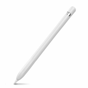 AhaStyle Apple Pencil 第一世代用シリコン保護ケース Apple Pencil 初代に適用 (1本,ホワイト)