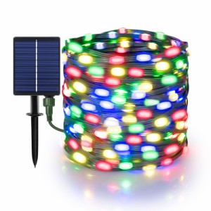 新型大玉ビーズcshare LED イルミネーションライト ソーラー LED ストリングライト ソーラー充電式 200LED 20m IP65防水 8点灯モード 夜