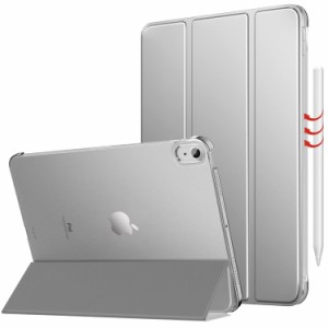 iPad Air 5 ケース 2022 iPad Air4 ケース MoKo iPad Air第5/4世代 10.9インチ ケース 半透明 カバーオートスリープ機能 Apple Pencil2の