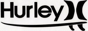Hurleyステッカー（ハーレー）サーフボードステッカー HURLEYSTICKER カッティングステッカー (ブラック)