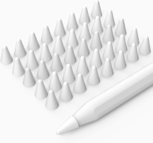 BEAUDOM 40個 Apple Pencil ペン先 シリコンカバー Apple Pencil 第2世代, Apple Pencil第1世代とApple Pencil（USB-C）対応 (40個の白)