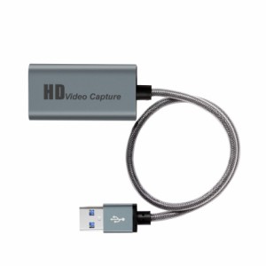 Mirabox キャプチャーボード ゲームキャプチャー USB3.0 ビデオキャプチャカード 1080P60Hz ゲーム実況生配信、画面共有、録画、ライブ会