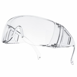 [MALYHO] 保護メガネ ゴーグル 一眼型 防曇 安全ゴーグル 保護用アイゴーグル 防塵ゴーグル 眼鏡着用可 軽量 透明 男女兼用 （MJPHM-2）
