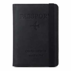 [Vetntihose] パスポートケース スキミング防止 パスポートカバー パスポート カードケース 多機能収納ポケット付き 国内海外旅行用品 ト