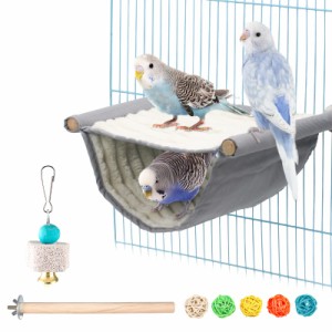鳥たちの寝床 デグーハンモック暖かい小動物の家の巣 バードテント 含むインコ 止まり木 鳥のおもちゃ インコ ハムスター デグーに適して