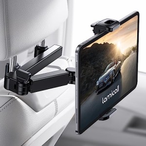 Lamicall 伸縮アーム 後部座席 タブレット ホルダー : ヘッドレスト ipad 車載ホルダー スタンド, バーの適用幅範囲72mm-153mm, ipad 10 