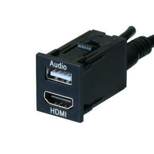 トヨタ純正USB/HDMI入力端子 086B0-00010　スペアホールタイプ トヨタ トヨタ純正 USB HDMI入力端子 スペアホールタイプ 086B0