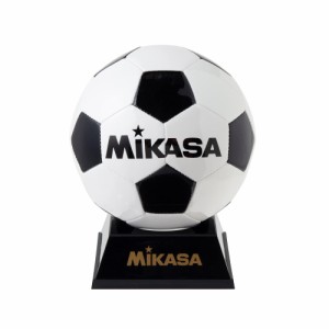 ミカサ(MIKASA) サッカー 記念品用 マスコットボール (飾れるボール架台付き) ホワイト/ブラック PKC2-W/BK