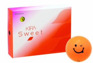 キャスコ(Kasco) ゴルフボール KIRA SWEET キャラ1ダース(12個入り) オレンジ