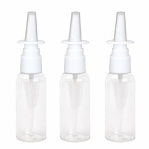 点鼻スプレーボトル空容器3本セット (30ml, 透明)