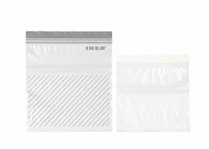 ☆2017NEW☆ IKEA ISTAD プラスチック袋 グレー/ホワイト 各25P