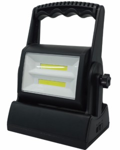 強力発光 高輝度 2段配列 面発光 COB ブライト 作業用 LED ライト MEL-82