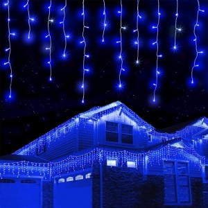 日本法人適格請求書発行可能イルミネーション 屋内屋外兼用 つらら LED 120球 5m 全4色 コンセント式 防水 おしゃれ クリスマス ライト 