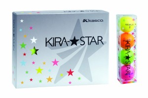 キャスコ(Kasco) ゴルフボール KIRA STAR2 キラスター2N