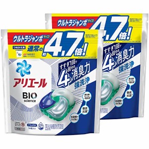 まとめ買い アリエール ジェルボール4D 洗濯洗剤 詰め替え 56個x2袋