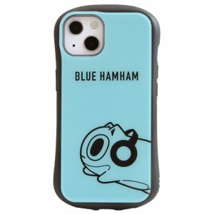 グランサンク ブルーハムハム i select iPhone 13 対応ケース ブルー
