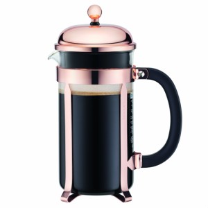 BODUM ボダム コーヒーメーカー コーヒープレス CHAMBORD シャンボール フレンチプレス コーヒーメーカー 1000ml カッパー ステンレスフ