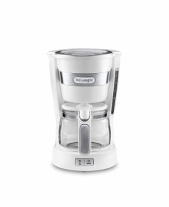 デロンギ(DeLonghi) ドリップコーヒーメーカー 0.65L ホワイト アクティブシリーズ ICM14011J-W