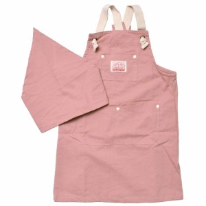 オーシャンアンドグラウンド エプロン セット COOKDAY キッズ ジュニア PK ピンク Mサイズ 1918003