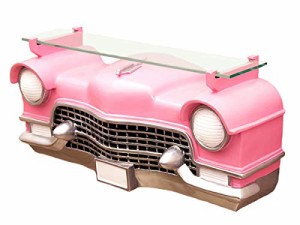 キャデラック カー ウォールシェルフ ピンク （GK065）ディスプレーラック オブジェ アメ車 ビンテージカー 飾り棚 棚 アメリカ雑貨 ガレ