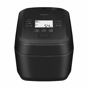 日立 炊飯器 5.5合 圧力スチームIH 蒸気カット RZ-W100GM K 漆黒 八代目儀兵衛 監修 日本製 圧騰甘み炊き 大火力 沸騰鉄釜 ふっくら御膳