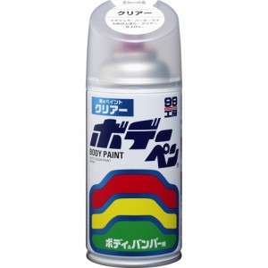 ソフト99(SOFT99) 99工房 補修ペイント ボデーペン クリアー 300ml 自動車ボディ、樹脂バンパー、金属、木材 08002