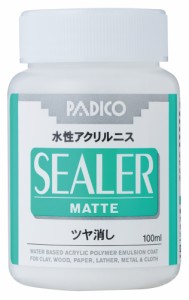 パジコ(Padico) 粘土用塗料 水性アクリルニス SEALER MATTE シーラーマット 100ml 透明