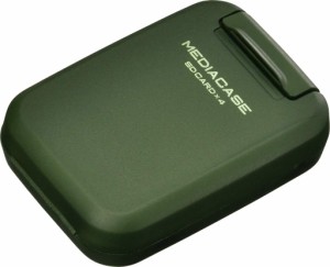 ハクバ HAKUBA ポータブルメディアケース S (SD/MicroSDカード用) 各4枚ずつ収納 グリーン 帯電防止 衝撃吸収クッション採用 PP樹脂製 ス