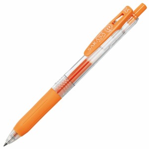 ゼブラ ジェルボールペン サラサクリップ 0.5 オレンジ 10本 B-JJ15-OR