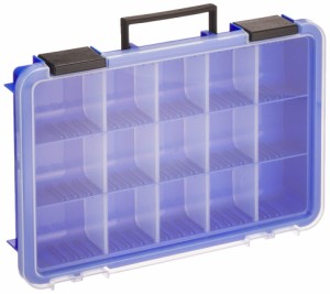 JEJアステージ パーツストッカー ブルー 付属仕切板12枚付き [W約35.8×D約24.4×H約6.8cm] PS360 工具箱 小物 収納 ツールボックス