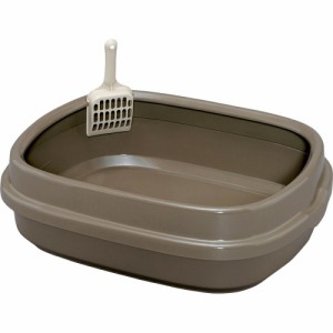 アイリスオーヤマ 猫 トイレ ネコのトイレ スコップ付き ブラウン