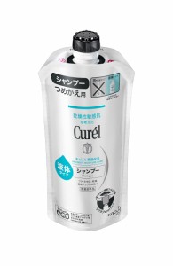 キュレル シャンプー つめかえ用 340ml (赤ちゃんにも使えます) 弱酸性 ・ 無香料 ・ 無着色