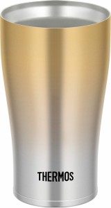 サーモス 真空断熱タンブラー 0.34L ゴールドフェード JDE-341C GD-FD 父の日 ギフト ビール 男性 女性 誕生日 プレゼント