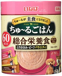 いなば ちゅ~るごはん とりささみ・ビーフバラエティ 60本