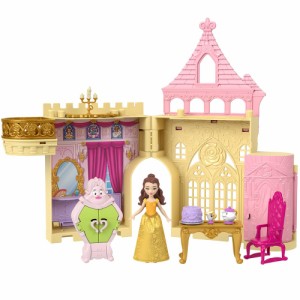 マテル(MATTEL)ディズニー(Disney)/ディズニープリンセス(Disney Princess) ベルとおしろ(かさねるおしろシリーズ! ミニドール)着せ替え