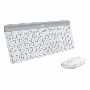 Logicool(ロジクール) 静音 ワイヤレスマウス キーボード セット MK470OW オフホワイト 薄型 USB接続 小型 ワイヤレス マウス ワイヤレス