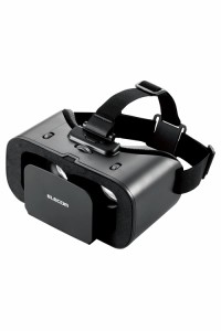 エレコム VRゴーグル 360度 目幅調整 ピント調整 メガネ対応 非球面光学レンズ採用 4.7-7.0インチ以内の スマホ/iPhone 対応 ブラック VR