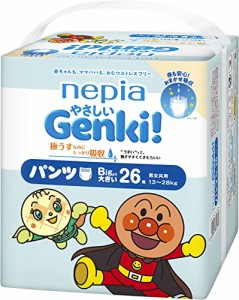 パンツ BIGより大きいサイズ ネピアGENKI! アンパンマン おむつ ネピア やさしいGENKI! パンツ (13~28kg)26枚