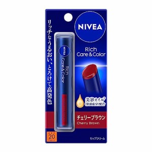 ニベア リッチケア＆カラーリップ チェリーブラウン ２ｇ