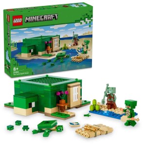 レゴ(LEGO) マインクラフト カメのビーチハウス おもちゃ 玩具 プレゼント ブロック 女の子 男の子 子供 7歳 8歳 9歳 10歳 小学生 マイク
