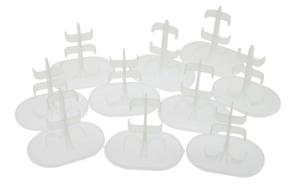 navire 10個 セット ドールスタンド 人形スタンド 展示台 アクセサリー ジェニーちゃん リカちゃん などに 適合