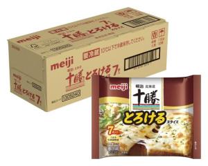 明治北海道十勝とろけるスライスチーズ 7枚入り×12袋 クール便