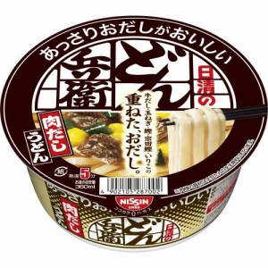どん兵衛 日清のあっさりおだしがおいしいどん兵衛 肉だしうどん 日清食品 カップ麺 74g ×12個
